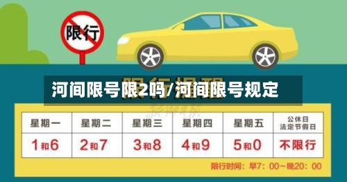 河间限号限2吗/河间限号规定-第3张图片