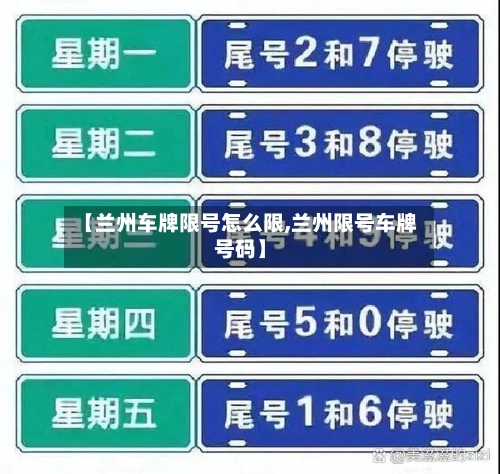 【兰州车牌限号怎么限,兰州限号车牌号码】-第2张图片