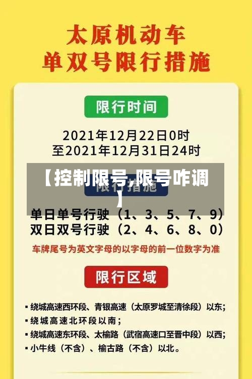 【控制限号,限号咋调】
