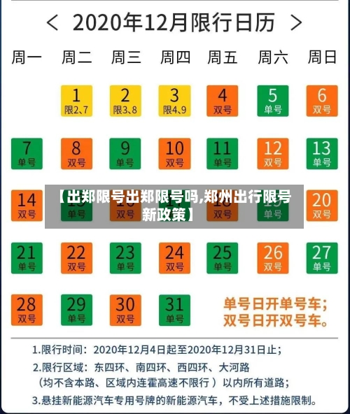 【出郑限号出郑限号吗,郑州出行限号新政策】