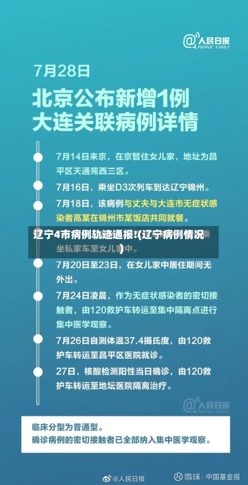 辽宁4市病例轨迹通报!(辽宁病例情况)