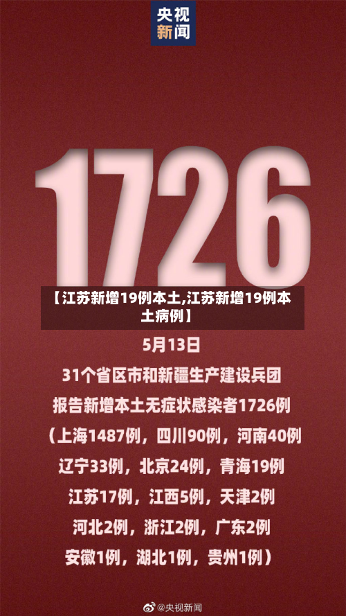 【江苏新增19例本土,江苏新增19例本土病例】