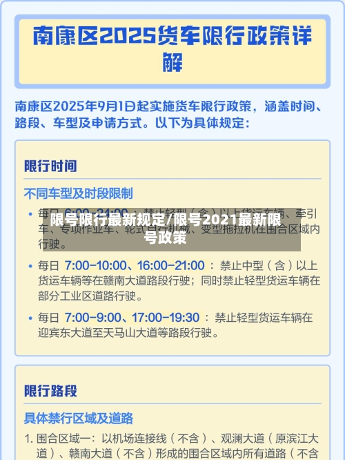 限号限行最新规定/限号2021最新限号政策