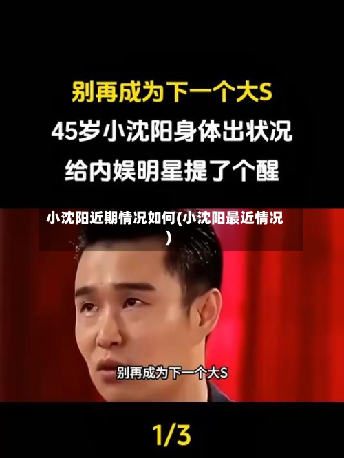 小沈阳近期情况如何(小沈阳最近情况)-第3张图片