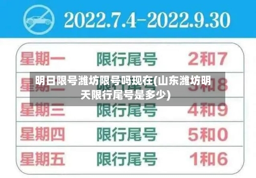 明日限号潍坊限号吗现在(山东潍坊明天限行尾号是多少)-第3张图片