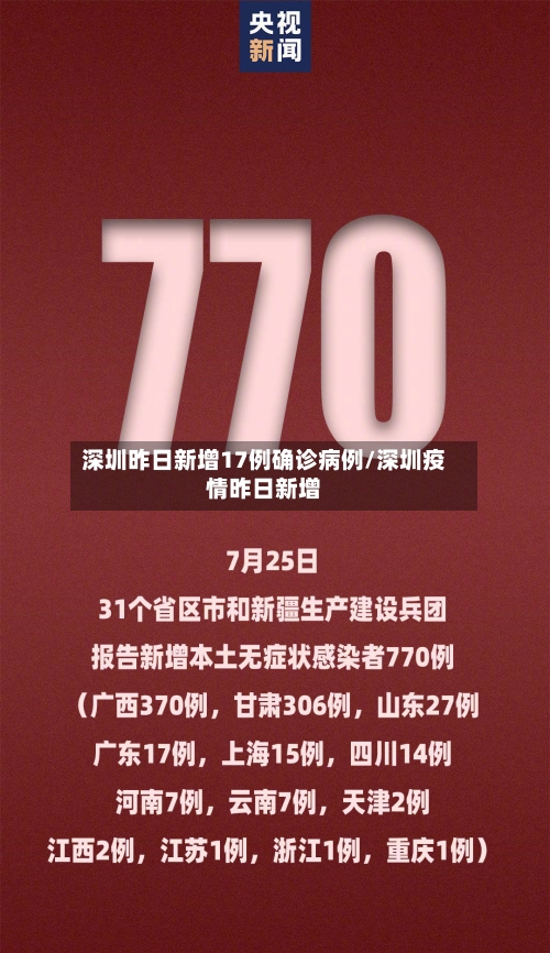 深圳昨日新增17例确诊病例/深圳疫情昨日新增