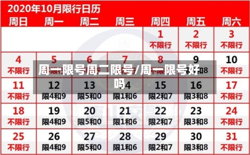 周一限号周二限号/周一限号好吗-第3张图片