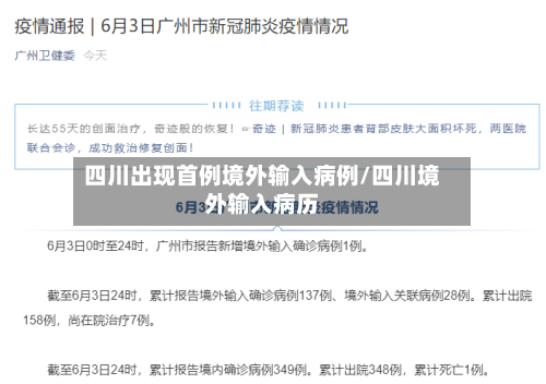 四川出现首例境外输入病例/四川境外输入病历