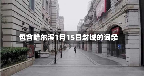 包含哈尔滨1月15日封城的词条-第2张图片