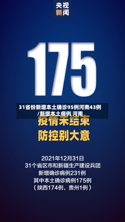 31省份新增本土确诊95例河南43例/新增本土病例 河南