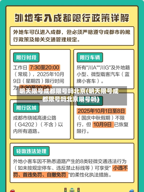 明天限号成都限号吗北京(明天限号成都限号吗北京限号吗)