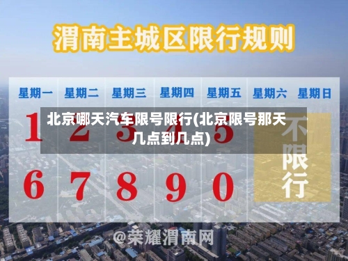 北京哪天汽车限号限行(北京限号那天几点到几点)