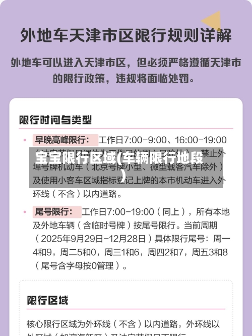 宝宝限行区域(车辆限行地段)-第3张图片