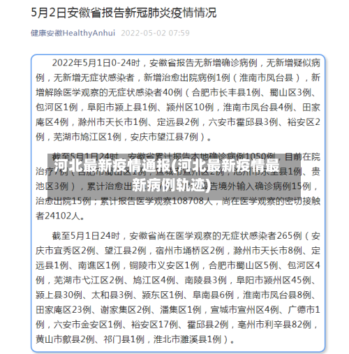 河北最新疫情通报(河北最新疫情最新病例轨迹)