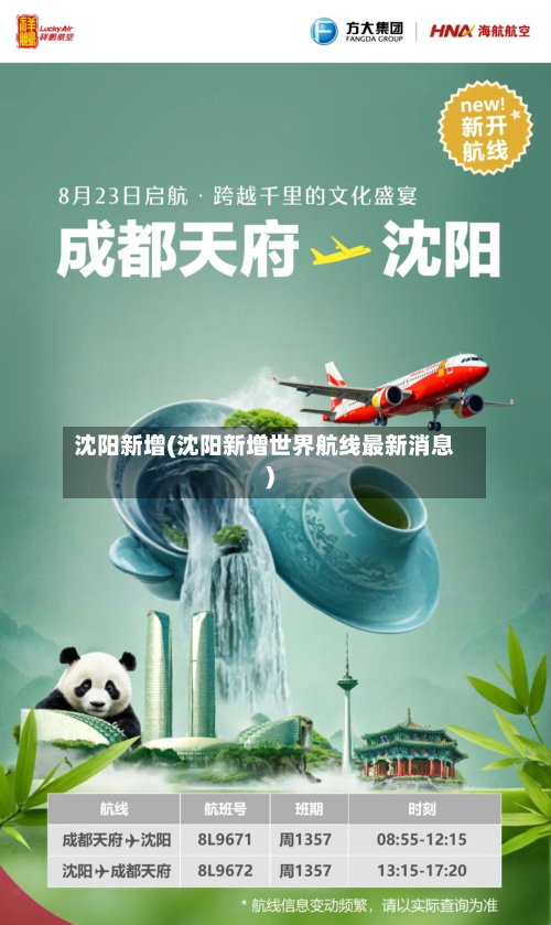 沈阳新增(沈阳新增世界航线最新消息)