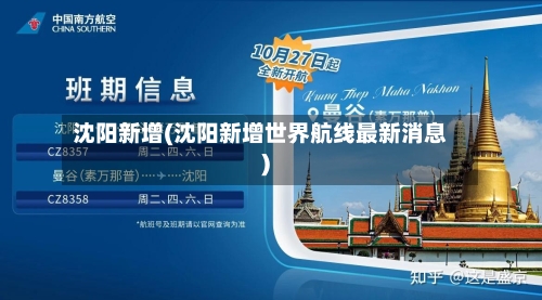沈阳新增(沈阳新增世界航线最新消息)-第2张图片