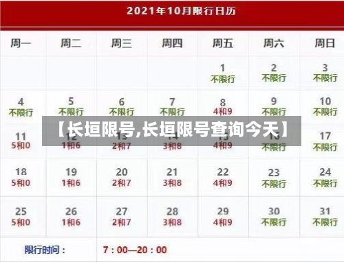 【长垣限号,长垣限号查询今天】-第3张图片