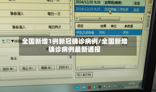 全国新增1例新冠确诊病例/全国新增确诊病例最新通报