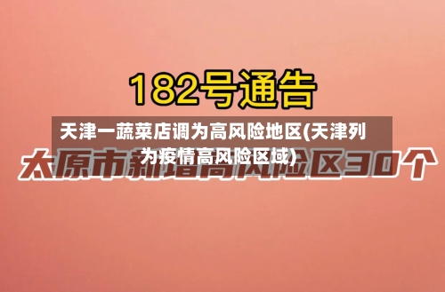 天津一蔬菜店调为高风险地区(天津列为疫情高风险区域)-第2张图片