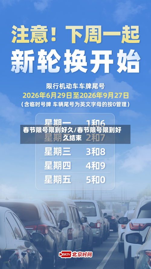 春节限号限到好久/春节限号限到好久结束-第3张图片