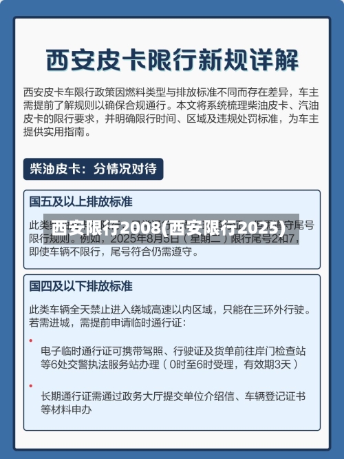 西安限行2008(西安限行2025)-第2张图片