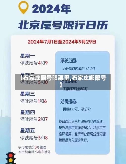 【石家庄限号限那里,石家庄哪限号】-第2张图片