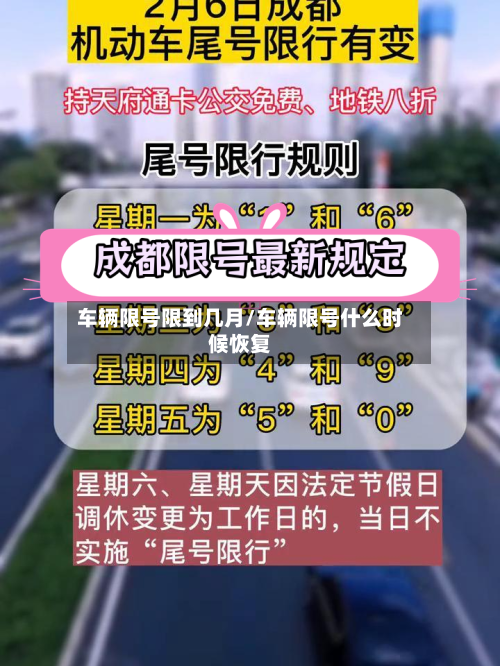 车辆限号限到几月/车辆限号什么时候恢复-第2张图片