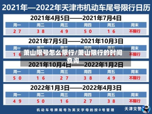 萧山限号怎么限行/萧山限行的时间查询-第3张图片