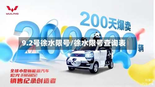 9.2号徐水限号/徐水限号查询表