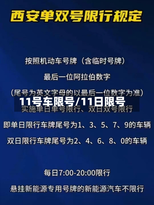 11号车限号/11日限号-第3张图片