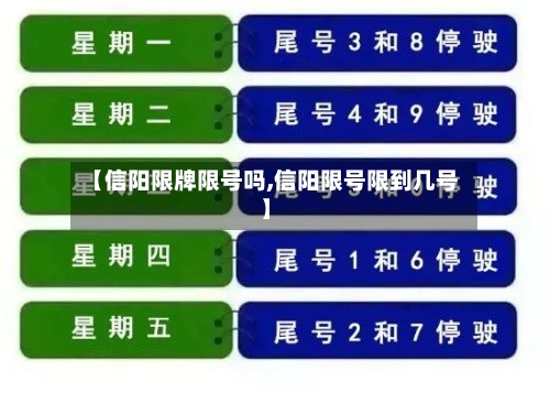 【信阳限牌限号吗,信阳限号限到几号】