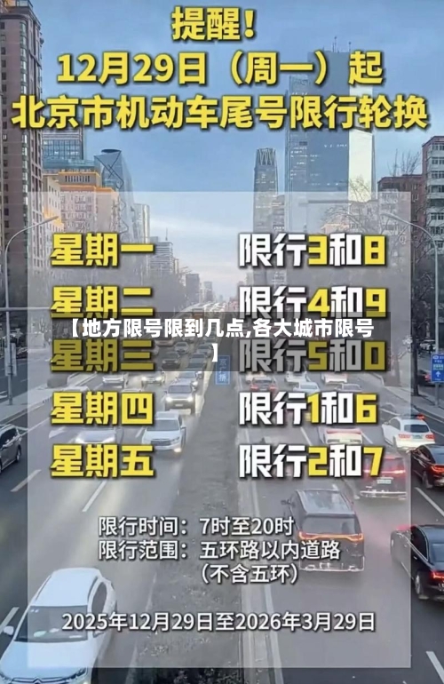 【地方限号限到几点,各大城市限号】