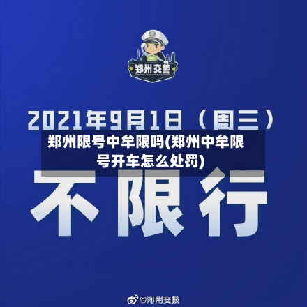 郑州限号中牟限吗(郑州中牟限号开车怎么处罚)