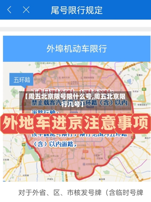 【周五北京限号限什么号,周五北京限行几号】