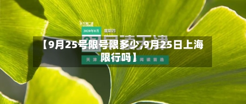 【9月25号限号限多少,9月25日上海限行吗】-第3张图片