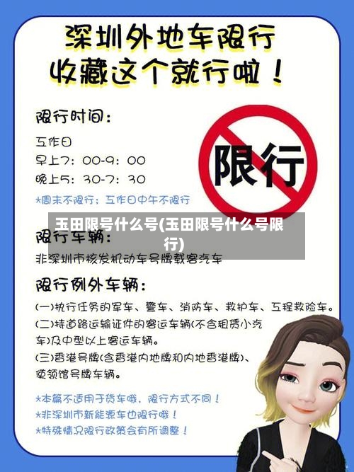 玉田限号什么号(玉田限号什么号限行)
