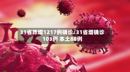 31省昨增1217例确诊/31省增确诊103例 本土88例
