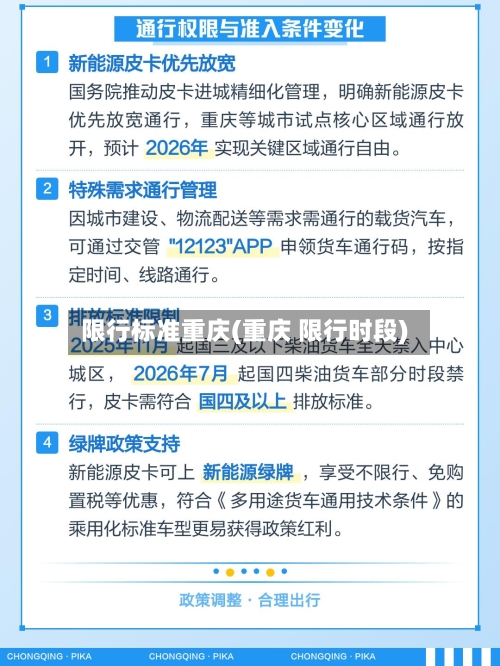限行标准重庆(重庆 限行时段)