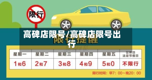 高碑店限号/高碑店限号出行-第2张图片