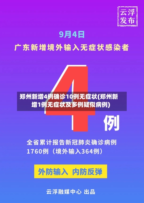 郑州新增4例确诊10例无症状(郑州新增1例无症状及多例疑似病例)-第2张图片