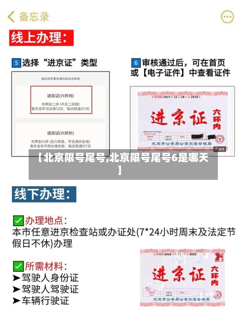 【北京限号尾号,北京限号尾号6是哪天】