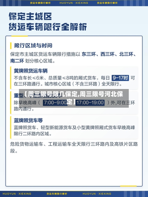 【周三限号限几保定,周三限号河北保定】-第2张图片