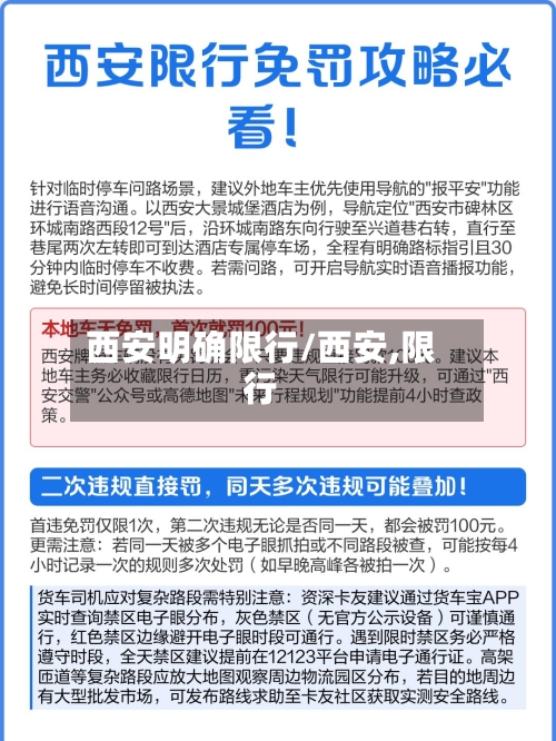 西安明确限行/西安,限行-第3张图片