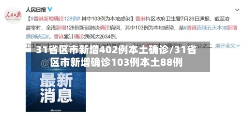 31省区市新增402例本土确诊/31省区市新增确诊103例本土88例-第2张图片