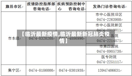 【临沂最新疫情,临沂最新新冠肺炎疫情】-第3张图片