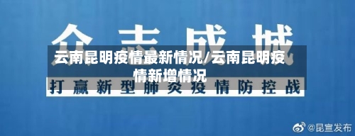 云南昆明疫情最新情况/云南昆明疫情新增情况-第2张图片