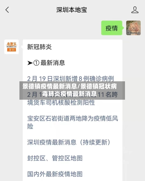景德镇疫情最新消息/景德镇冠状病毒肺炎疫情最新消息-第2张图片