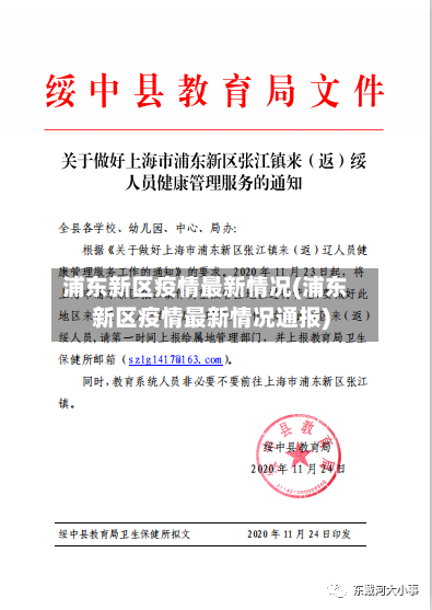 浦东新区疫情最新情况(浦东新区疫情最新情况通报)-第2张图片
