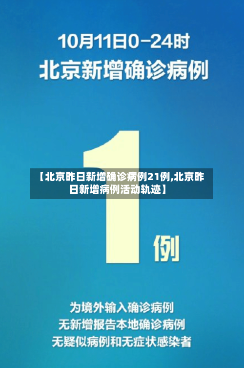 【北京昨日新增确诊病例21例,北京昨日新增病例活动轨迹】-第2张图片