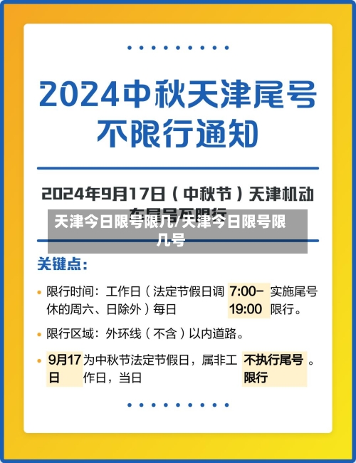 天津今日限号限几/天津今日限号限几号